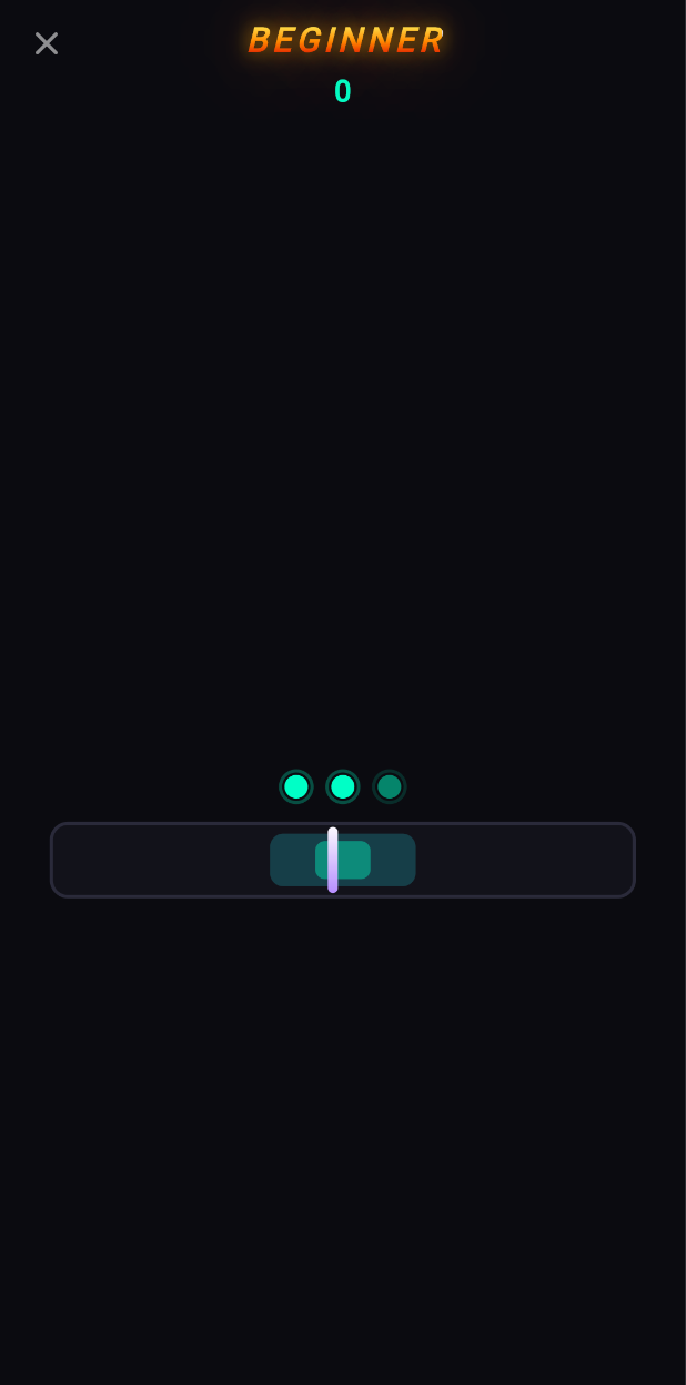 Gameplay — marker on the bar
