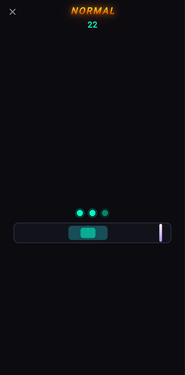Slow motion orb rising